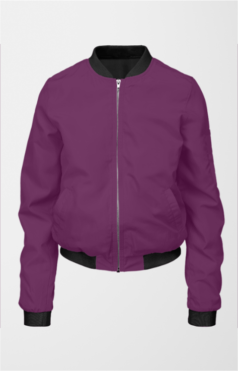 Women’s Plain Bomber Jacket for the Modern You!