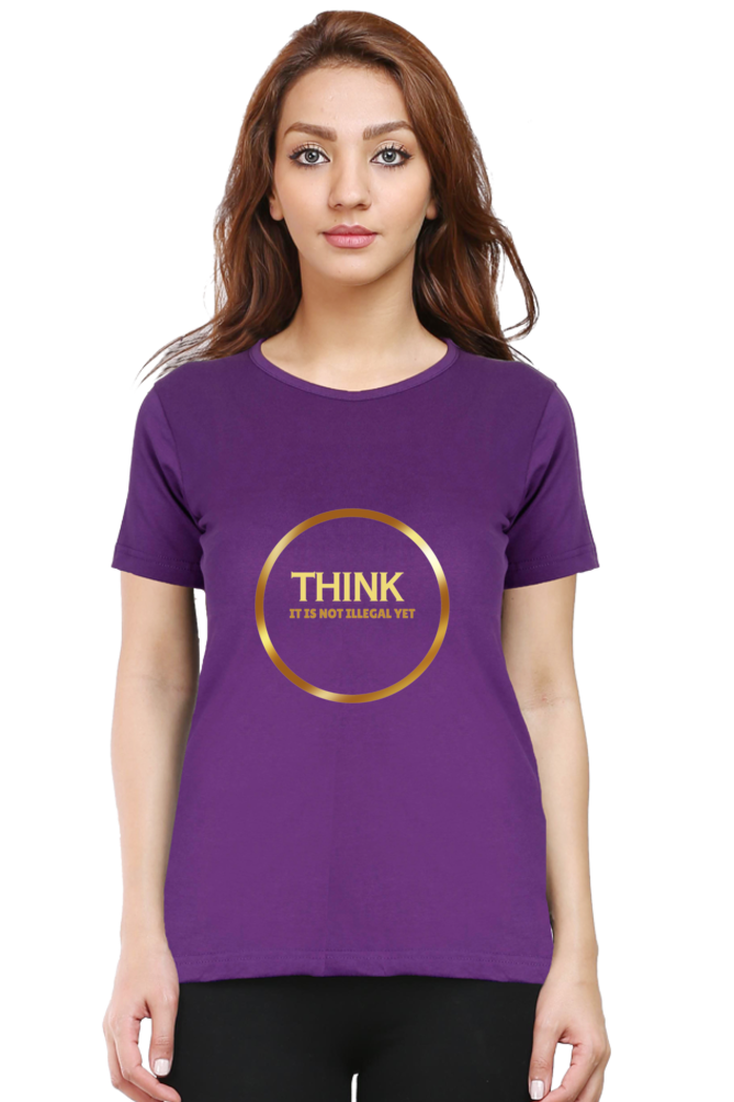 Women's Classic Half Sleeve T-Shirt - Offered by The Elysian Company: Premium Fit, Timeless Style!