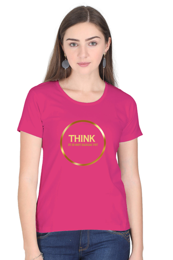 Women's Classic Half Sleeve T-Shirt - Offered by The Elysian Company: Premium Fit, Timeless Style!