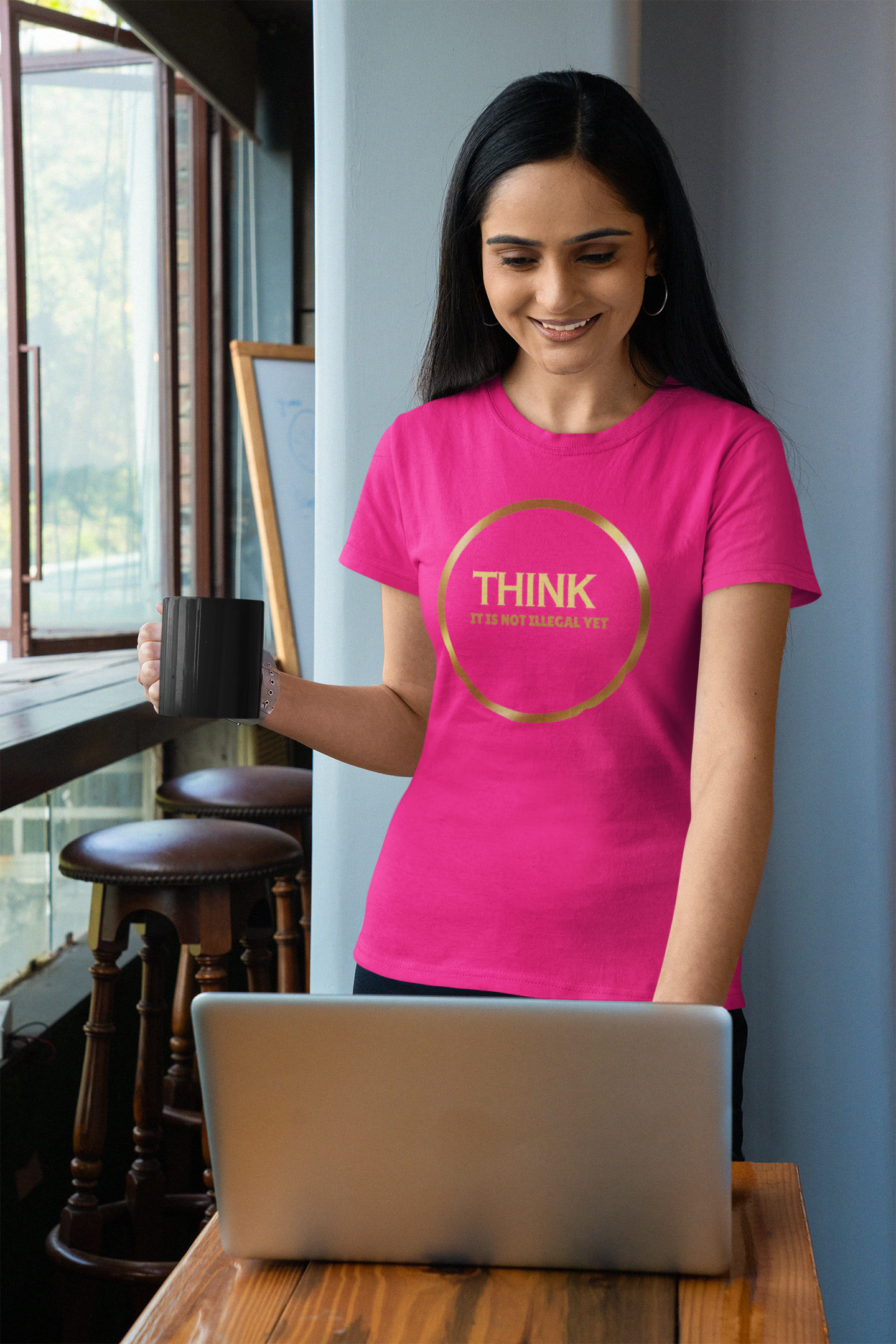 Women's Classic Half Sleeve T-Shirt - Offered by The Elysian Company: Premium Fit, Timeless Style!