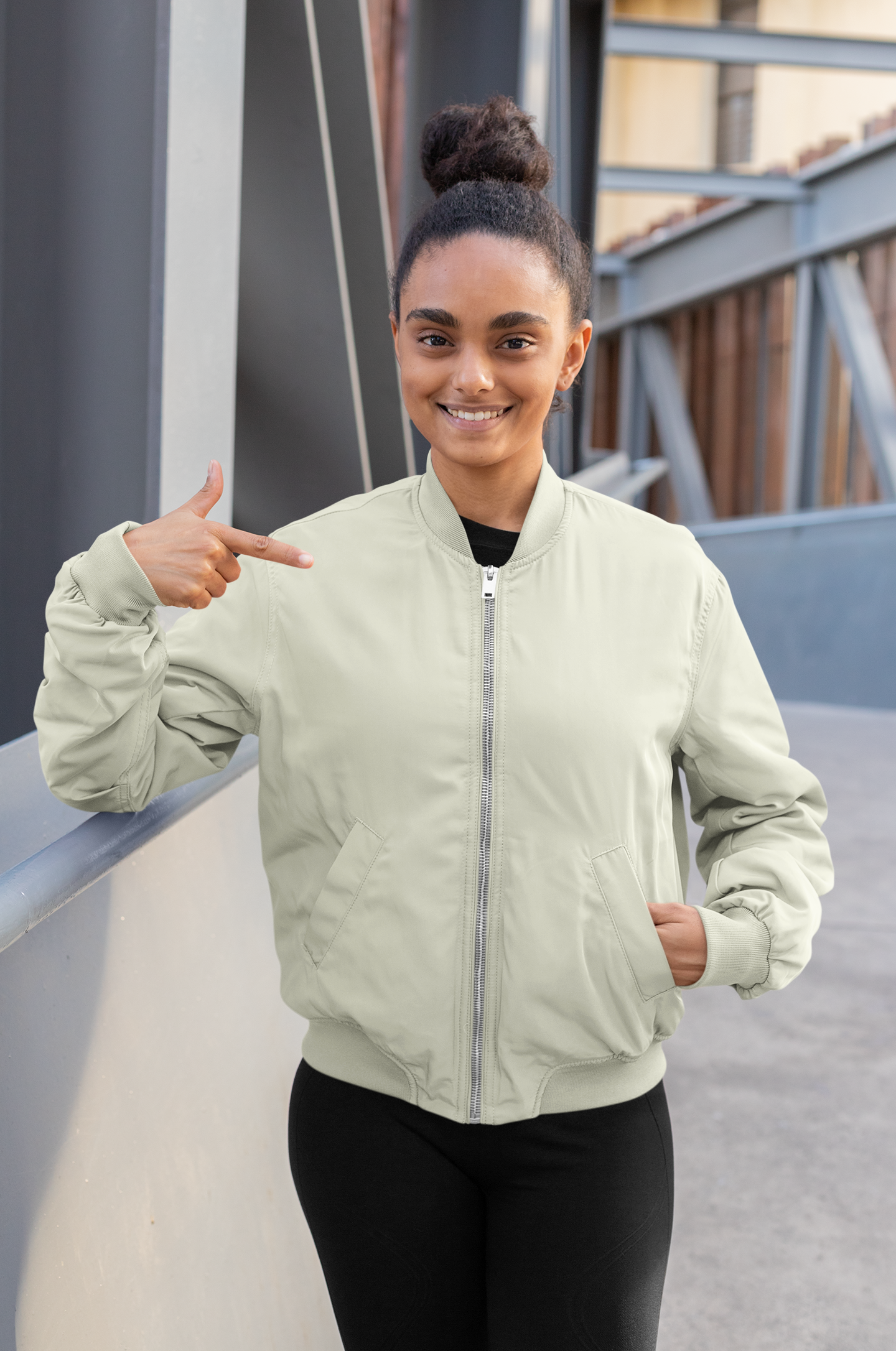 Women’s Plain Bomber Jacket for the Modern You!