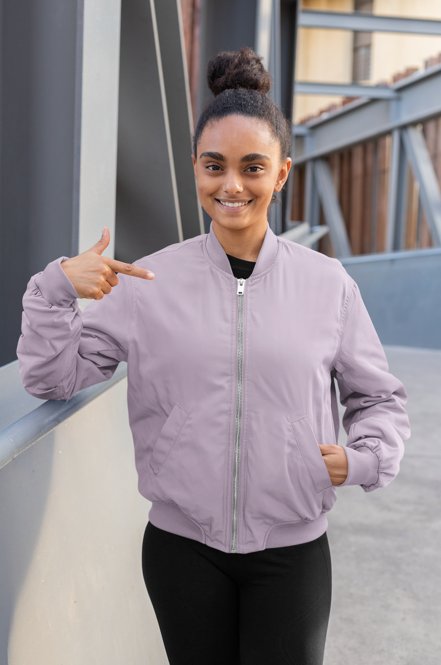 Women’s Plain Bomber Jacket for the Modern You!