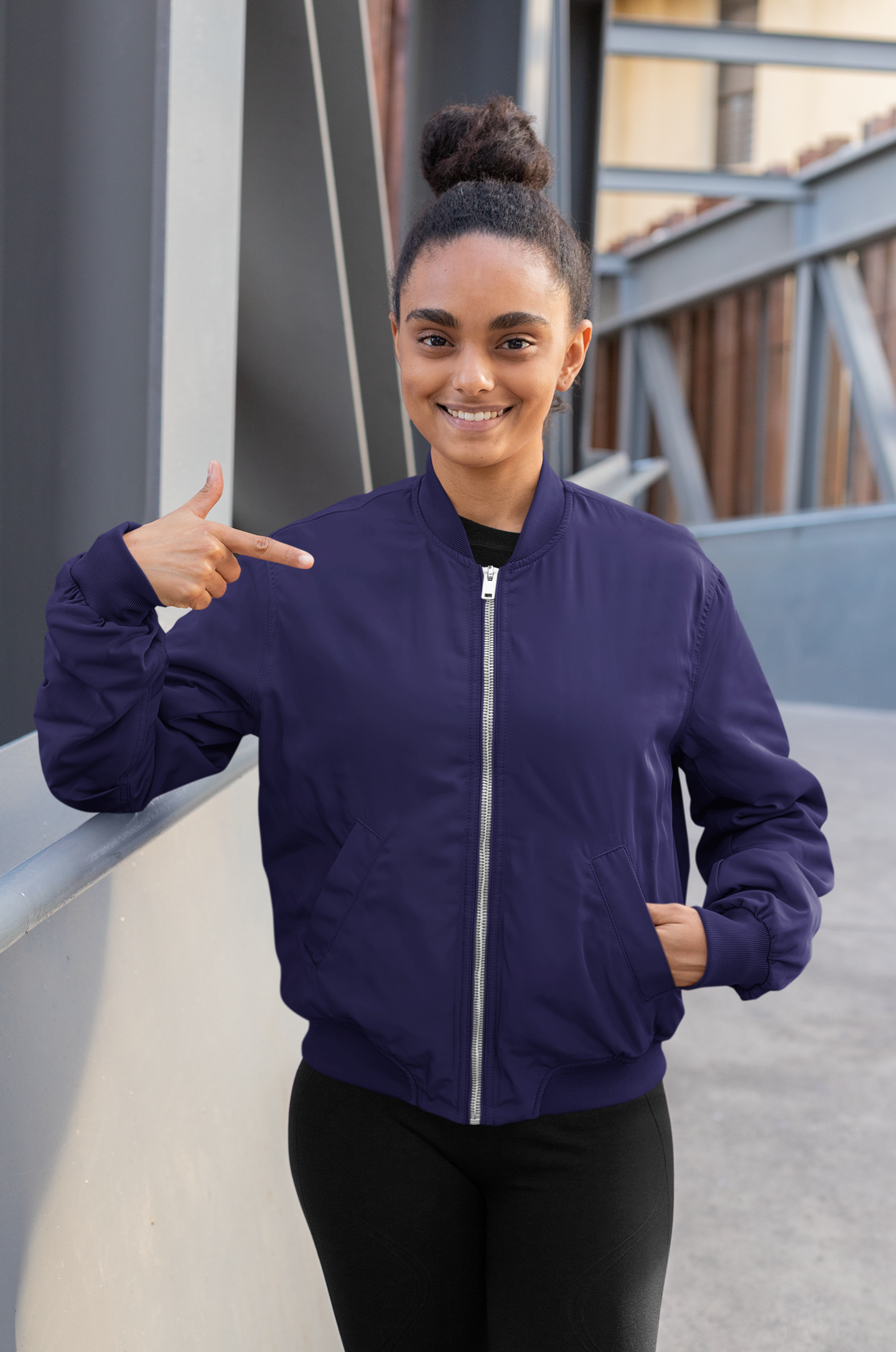 Women’s Plain Bomber Jacket for the Modern You!
