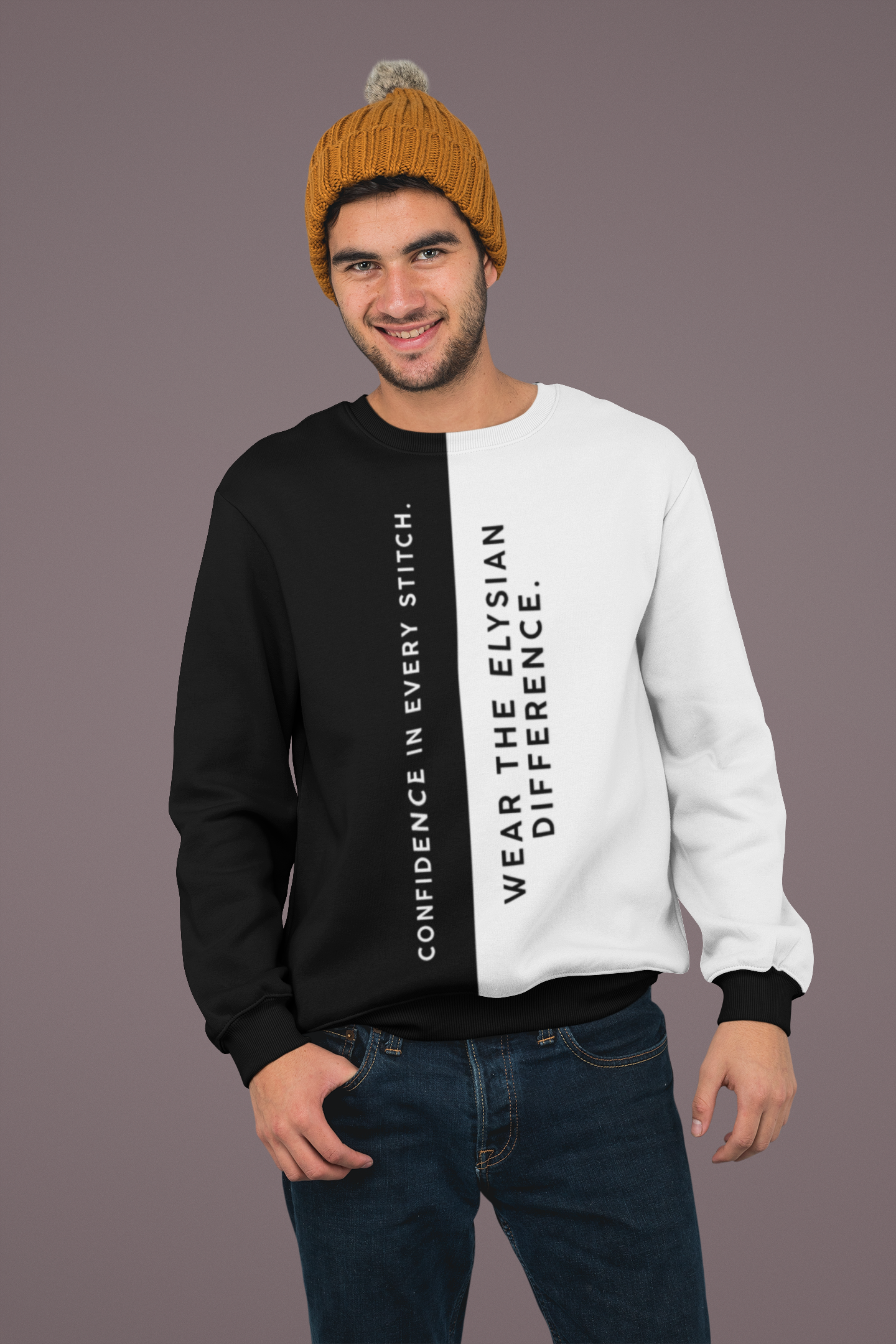 Men’s All-Over Print Sweatshirt – Bold Style!